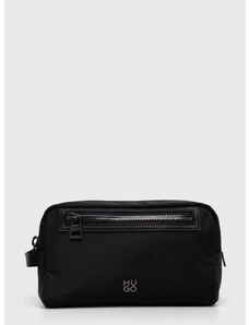 Kozmetična torbica HUGO črna barva