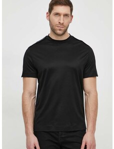 Kratka majica Emporio Armani moški, črna barva