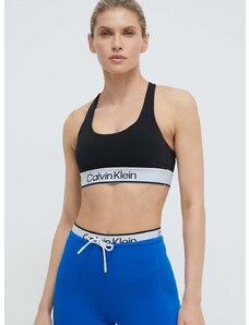 Športni modrček Calvin Klein Performance črna barva