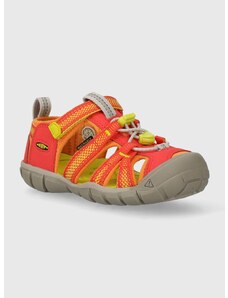 Otroški sandali Keen SEACAMP II CNX oranžna barva