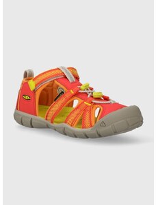 Otroški sandali Keen SEACAMP II CNX oranžna barva