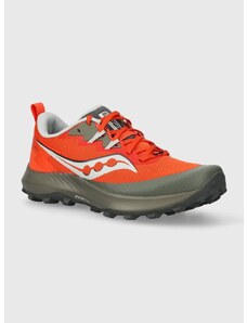 Tekaški čevlji Saucony oranžna barva
