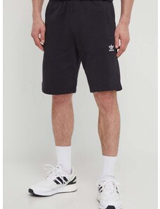 Bombažne kratke hlače adidas Originals Essential črna barva, IR6849