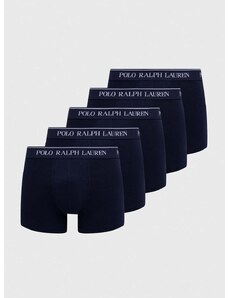 Boksarice Polo Ralph Lauren 5-pack moški, črna barva