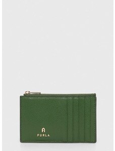 Usnjena denarnica Furla ženski, zelena barva