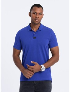 Ombre Clothing Izrazita modra polo majica V9 S1745