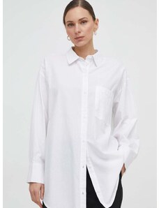 Bombažna srajca Silvian Heach ženska, bela barva