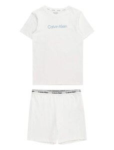 Calvin Klein Underwear Pižama svetlo modra / svetlo siva / črna / bela