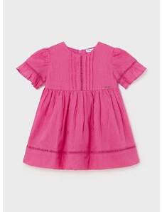 Obleka za dojenčka Mayoral roza barva