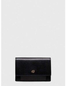Usnjena denarnica By Malene Birger ženski, črna barva