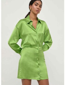 Obleka Patrizia Pepe zelena barva