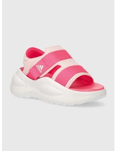 Otroški sandali adidas MEHANA SANDAL KIDS roza barva