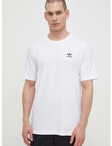 Bombažna kratka majica adidas Originals Essential Tee moška, bela barva, IR9691