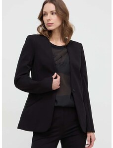 Suknjič Karl Lagerfeld črna barva