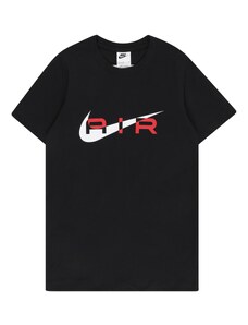 Nike Sportswear Majica 'AIR' rdeča / črna / bela
