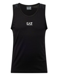 EA7 Emporio Armani Majica črna / bela