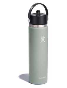 Termo steklenica Hydro Flask 24 Oz Wide Flex Straw Cap Agave zelena barva, W24BFS374