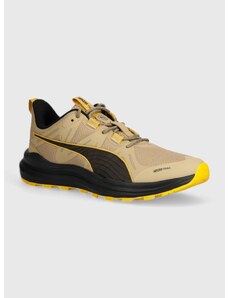 Tekaški čevlji Puma Reflect Lite Trail rjava barva, 379440