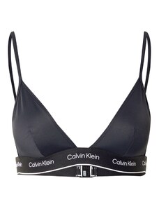Calvin Klein Swimwear Bikini zgornji del 'Meta Legacy' črna / bela