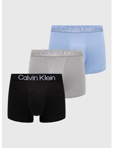 Boksarice Calvin Klein Underwear 3-pack moški, zelena barva
