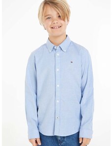 Otroška srajca Tommy Hilfiger modra barva