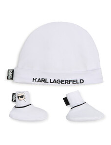 Komplet kapa in nogavice Karl Lagerfeld Kids