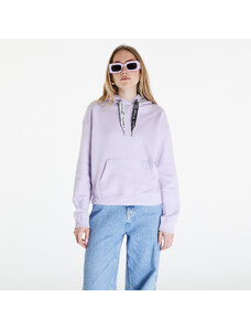 Tommy Hilfiger Tommy Jeans Boxy Logo Drawcord Hoodie Lavender Flower