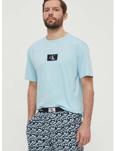Bombažen pižama t-shirt Calvin Klein Underwear