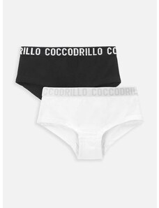 Otroške spodnje hlače Coccodrillo 2-pack črna barva