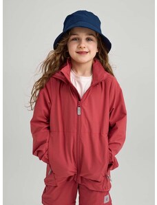 Otroška jakna Reima Turvaisa rdeča barva