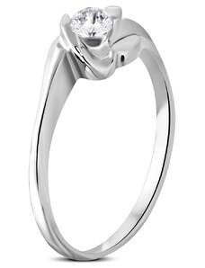 Kesi Engagement ring surgical steel CZ shine