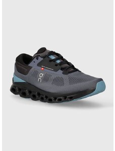 Tekaški čevlji On-running Cloudstratus 3 mornarsko modra barva, 3MD30111234