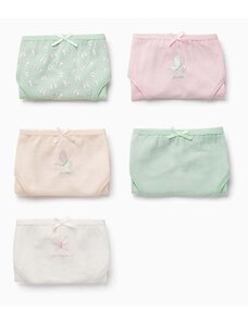 Otroške spodnje hlače zippy 5-pack roza barva