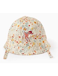 Otroški bombažni klobuk zippy bež barva