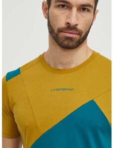 Kratka majica LA Sportiva Dude moška, zelena barva, F24733732