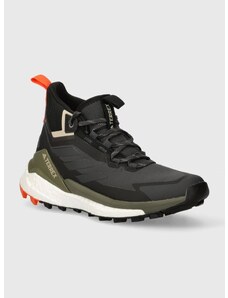 Čevlji adidas TERREX Free Hiker 2 GTX ženski, črna barva, IF9229