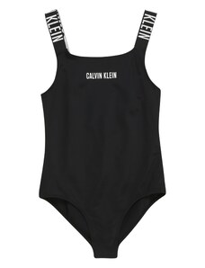 Calvin Klein Swimwear Enodelne kopalke 'Intense Power' črna / bela