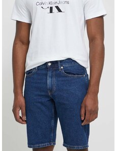 Jeans kratke hlače Calvin Klein Jeans moški, mornarsko modra barva