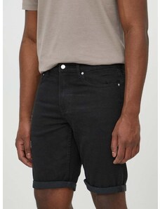 Jeans kratke hlače Calvin Klein Jeans moški, črna barva