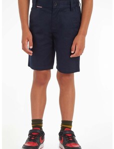 Otroške kratke hlače Tommy Hilfiger Mornarsko modra barva