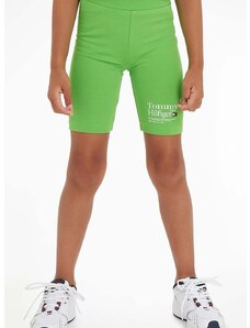 Otroške kratke hlače Tommy Hilfiger Zelena barva