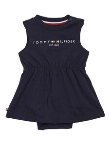 Obleka za dojenčka Tommy Hilfiger mornarsko modra barva