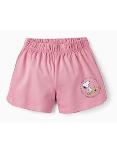 Otroške bombažne kratke hlače zippy vijolična barva