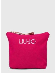 Kozmetična torbica Liu Jo roza barva