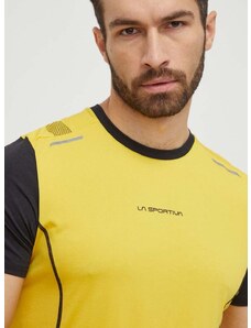 Športna kratka majica LA Sportiva Tracer rumena barva, P71100999