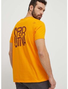 Kratka majica LA Sportiva Back Logo moška, oranžna barva, F04102102