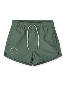 Otroške kratke hlače Liewood zelena barva