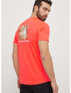 Športna kratka majica The North Face Reaxion rdeča barva, NF0A4CDWQI41