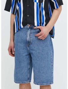 Jeans kratke hlače Hugo Blue moški