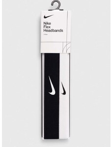Naglavni trakovi Nike 2-pack črna barva